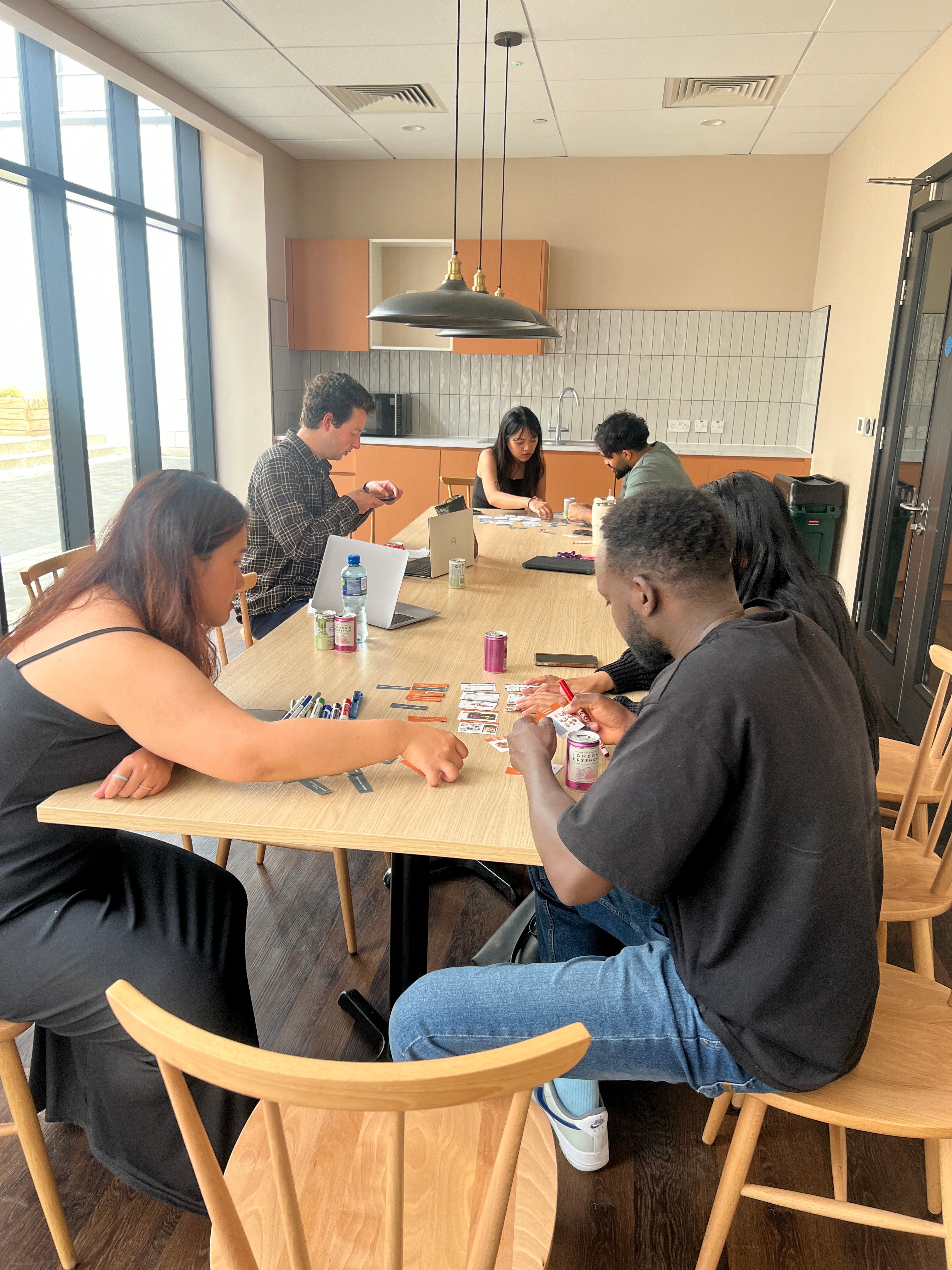 Amira running a focus group