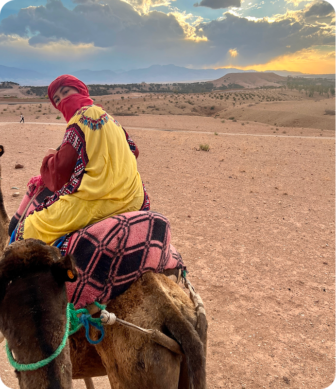Amira running a focus group